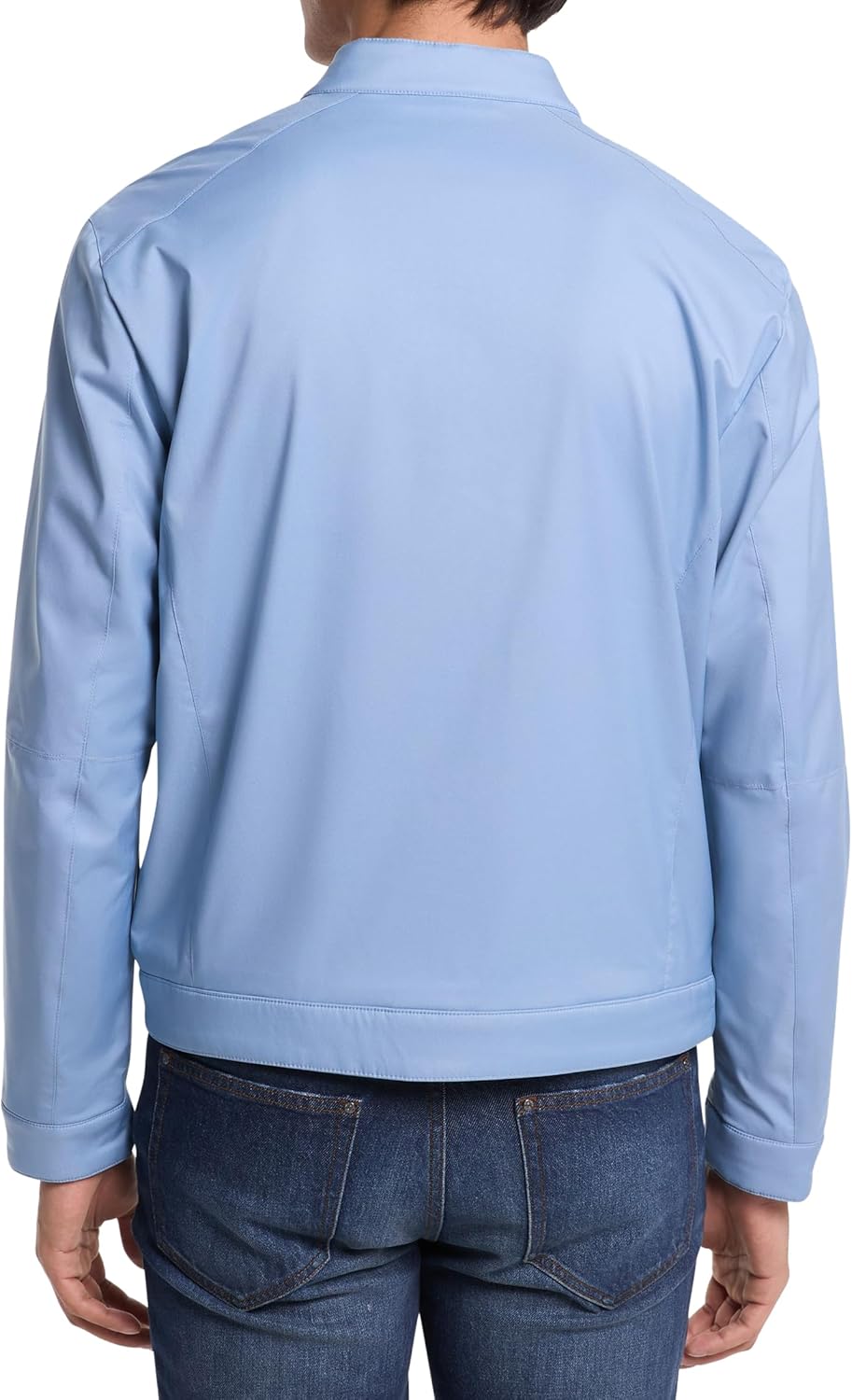 Men Nylon Racer Jacket