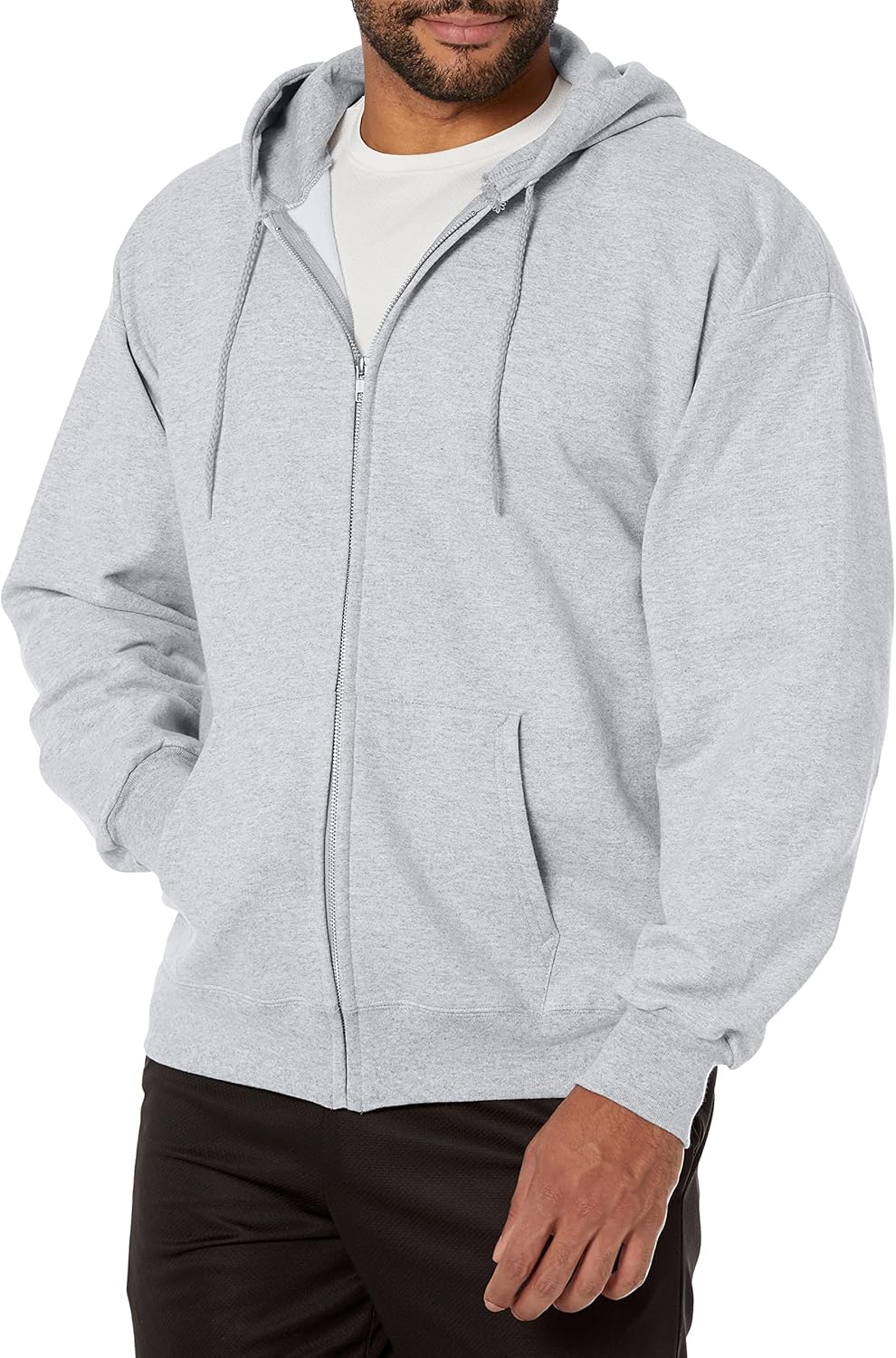 Mens Ultimate Full-Zip Hoodie, Men'S Hooded  Sweatshirt With Zipper