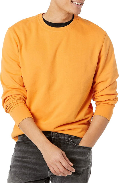 Men's Long-Sve Lightweight  Terry Crewneck Sweatshirt