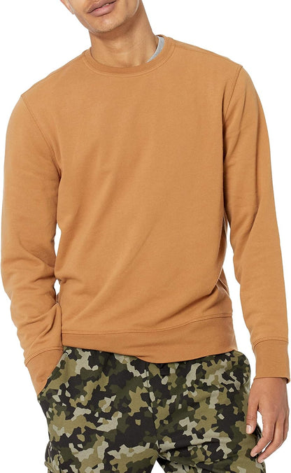 Men's Long-Sve Lightweight  Terry Crewneck Sweatshirt