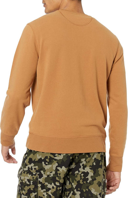 Men's Long-Sve Lightweight  Terry Crewneck Sweatshirt